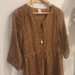 Time to go sale!!! Polka Dot Tie Waist Dress